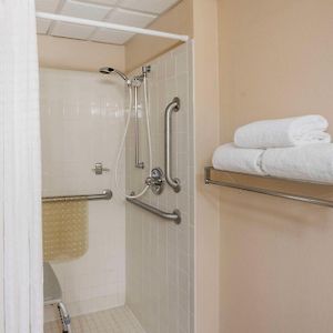 Double Room Two Double Beds Roll Shower Mobility Accessible or Non-Smoking